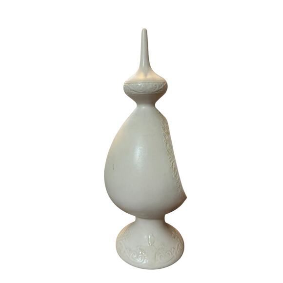 Vintage Byron Molds 1977 Ceramic Christmas Table Boy Top Ornament Tree Topper - Picture 2 of 7